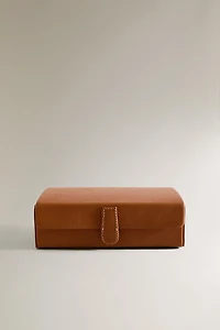 PETITE TROUSSE DE TOILETTE CUIR COMPARTIMENTS