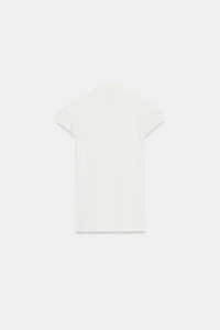 RIB MOCK NECK TOP