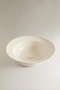 FISH EARTHENWARE SALAD BOWL