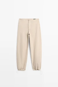 Relaxed fit parachute pants