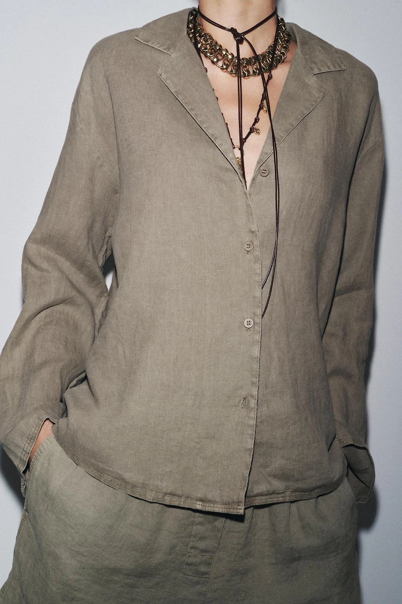 CHEMISE 100 % LIN COLLECTION ZW