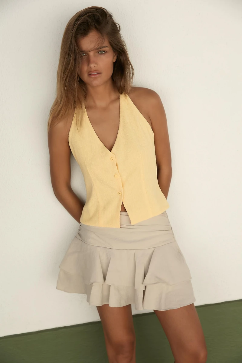 TEXTURED VEST TOP