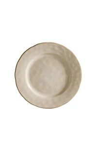 ASSIETTE PLATE GRÈS BORD IRRÉGULIER