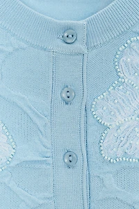 BEADED KNIT CARDIGAN