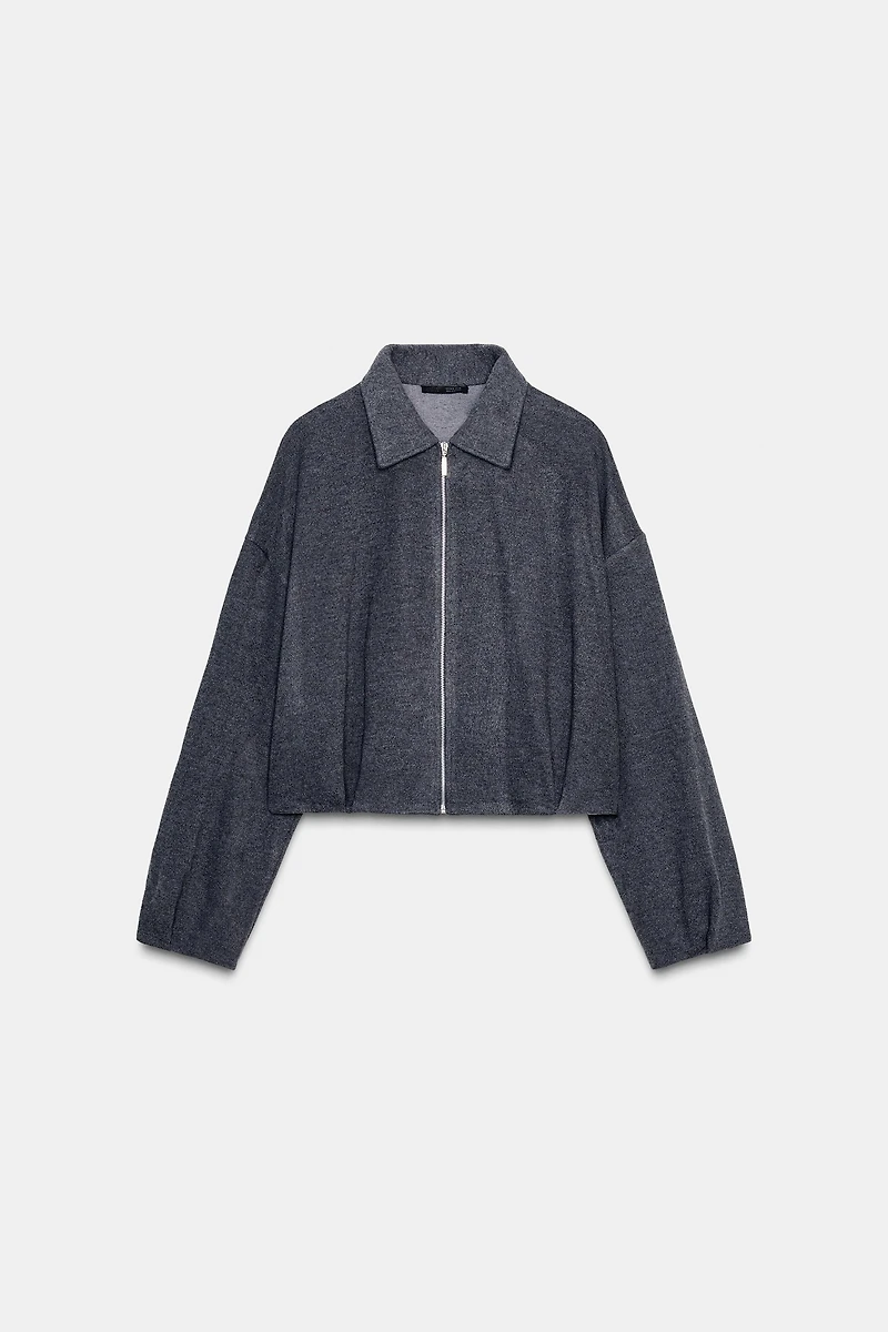 BLOUSON EN SERGÉ DOUX