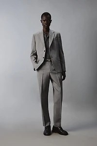 SLIM FIT TEXTURED SUIT JACKET