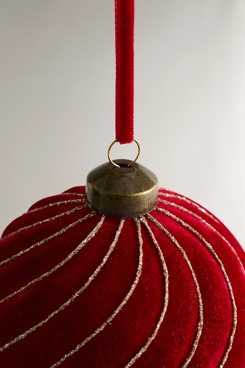 CHRISTMAS TREE SPIRAL BALL ORNAMENT