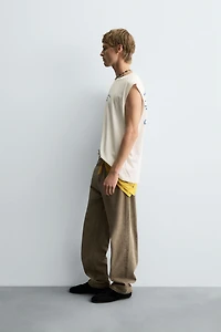 DÉBARDEUR IMPRIMÉ DÉLAVÉ