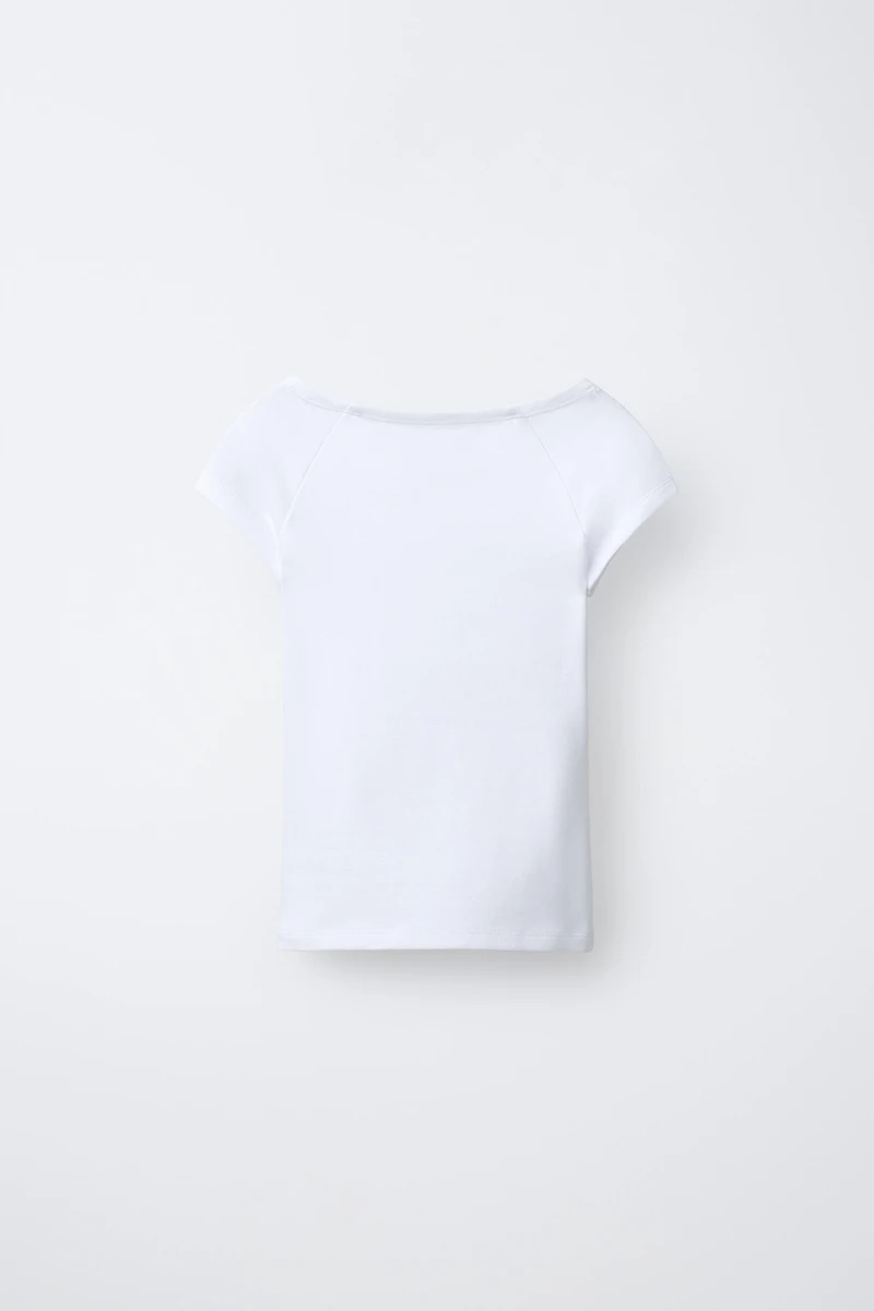 T-SHIRT UNI AVEC MODAL
