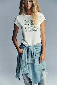 RUSTIC TEXT T-SHIRT