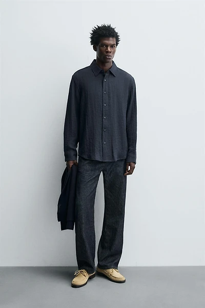 CHEMISE FLUIDE COUPE DÉCONTRACTÉE