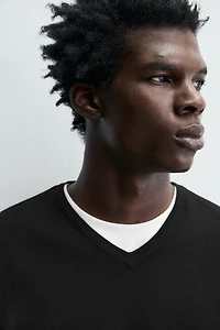 BASIC V-NECK SWEATER