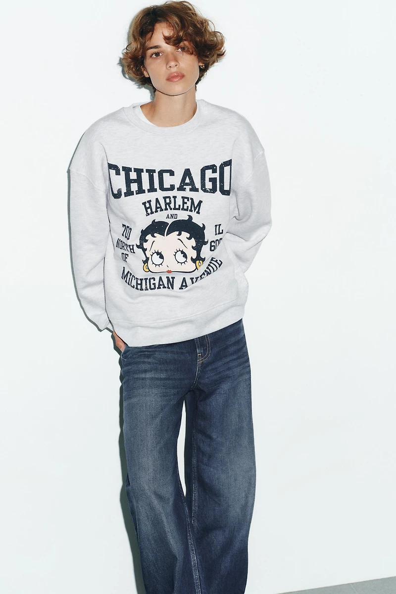 SWEAT IMPRIMÉ BETTY BOOP©