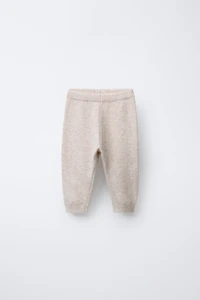 KNIT HEDGEHOG LABEL POCKET LEGGINGS