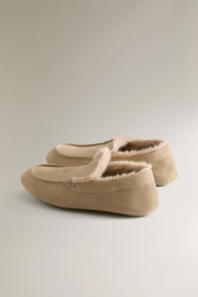 WARM LEATHER LOAFERS