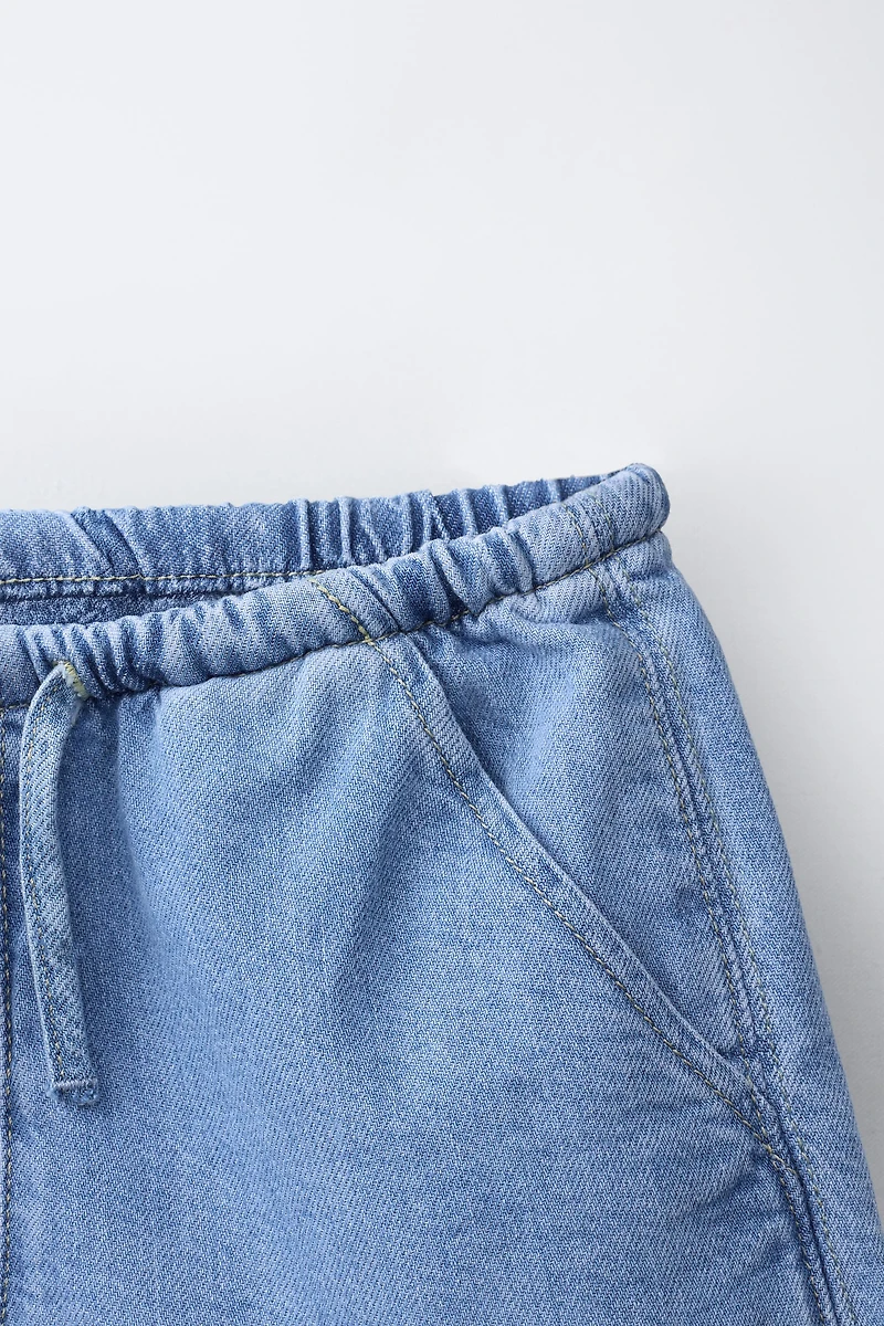 DENIM SHORTS