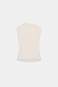 TOP EN COTON DRAPÉ