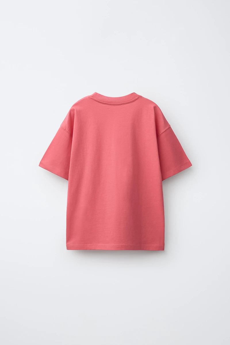 LOT DE TROIS T-SHIRTS UNIS ET À RAYURES