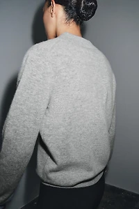 WOOL AND CASHMERE POLO JACKET