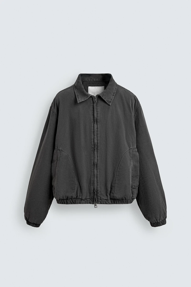 QUILTED BOMBER JACKET