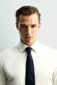 100% SILK POLKA DOT TIE