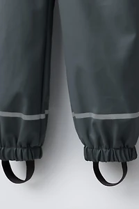 WATER-RESISTANT RUBBERIZED OVERALLS