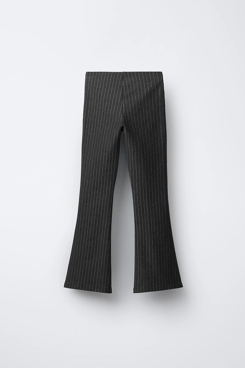 PINSTRIPE FLARE PANTS