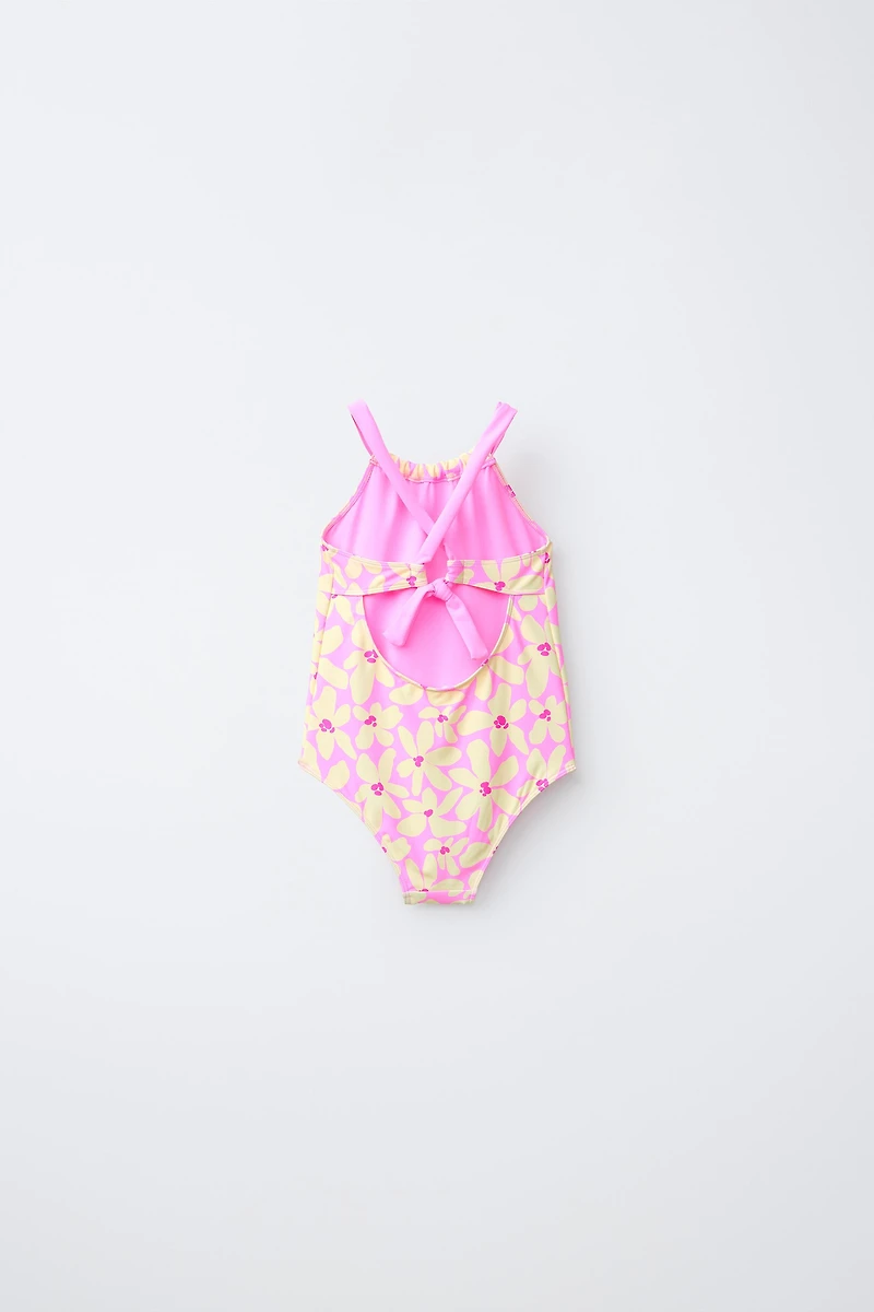 MAILLOT DE BAIN À IMPRIMÉ FLEURS (1-6 ANS)