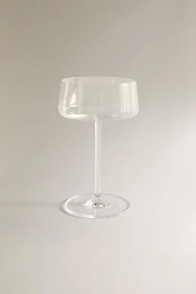 CRYSTALLINE SPARKLING WINE GLASS