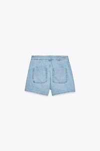 Z1975 CROSSOVER BUTTON DENIM SKORT