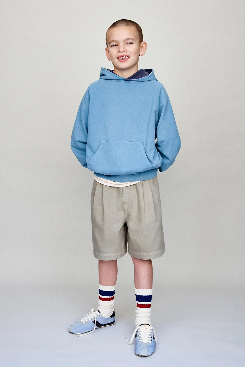PLEATED SHORTS