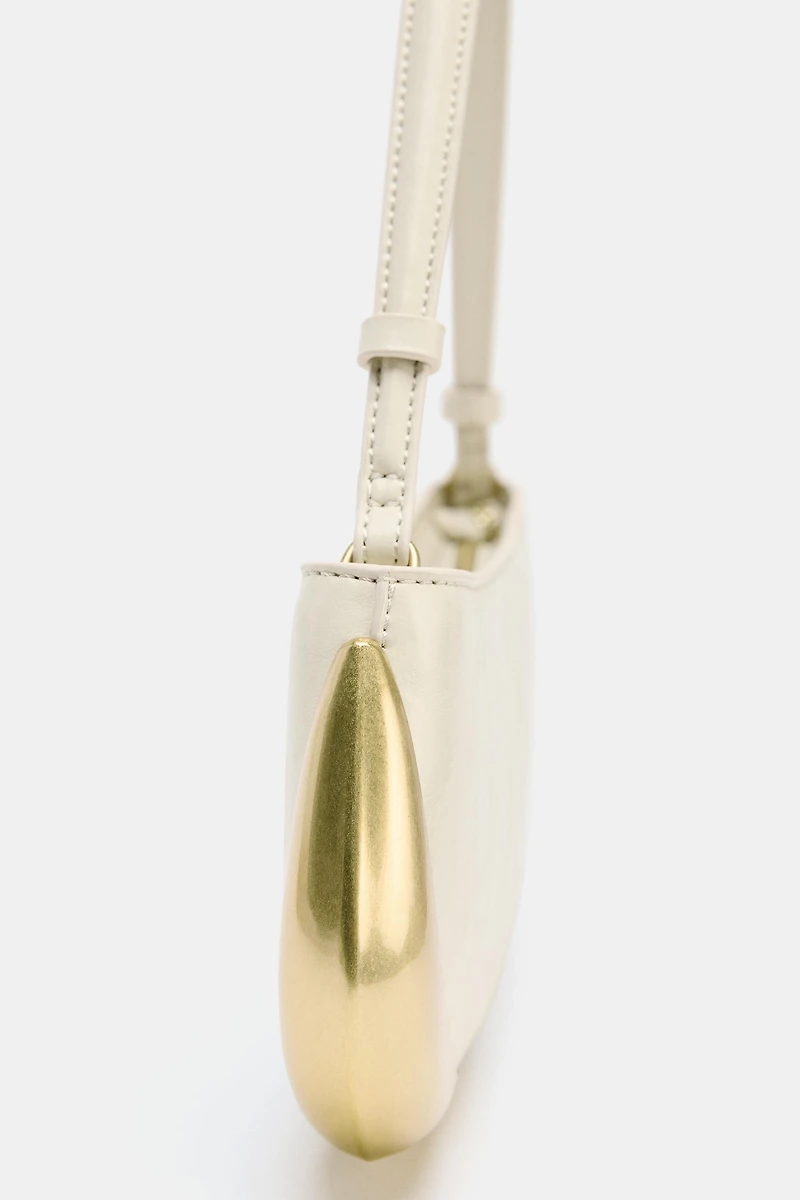 SAC PORTÉ ÉPAULE DÉTAIL MÉTALLIQUE 50E ANNIVERSAIRE