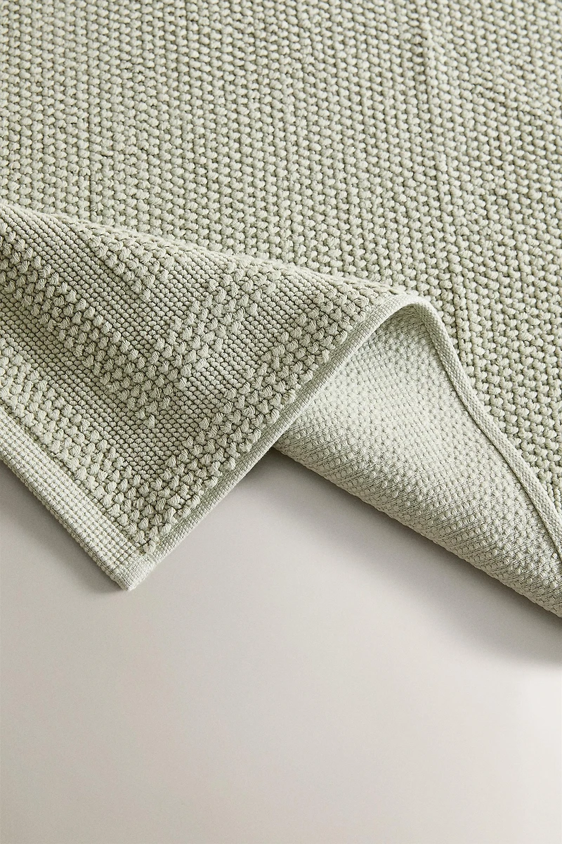 NON-SLIP COTTON BATH MAT