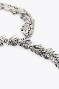 LEAF METAL NECKLACE