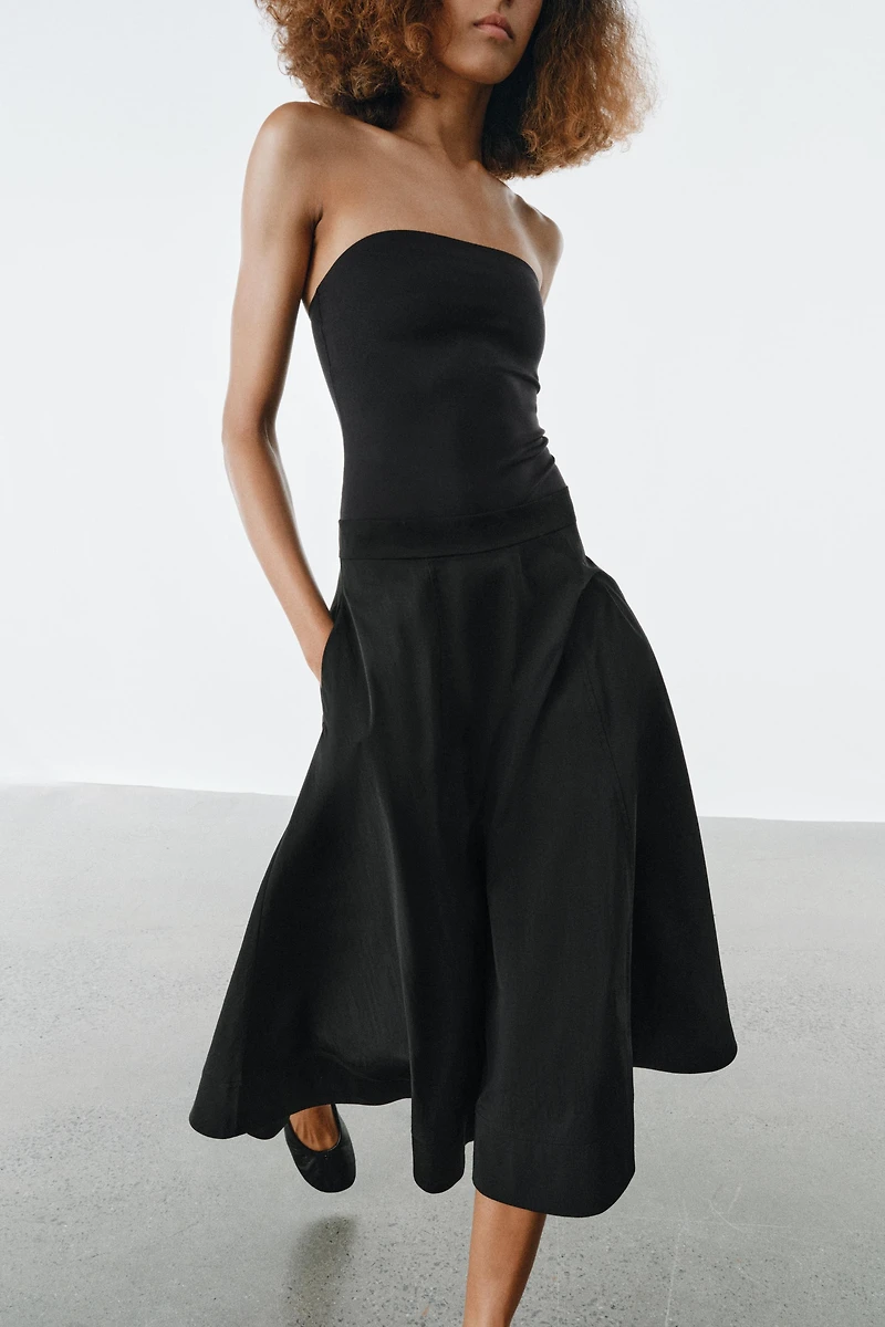 ZW COLLECTION CAPE MIDI SKIRT