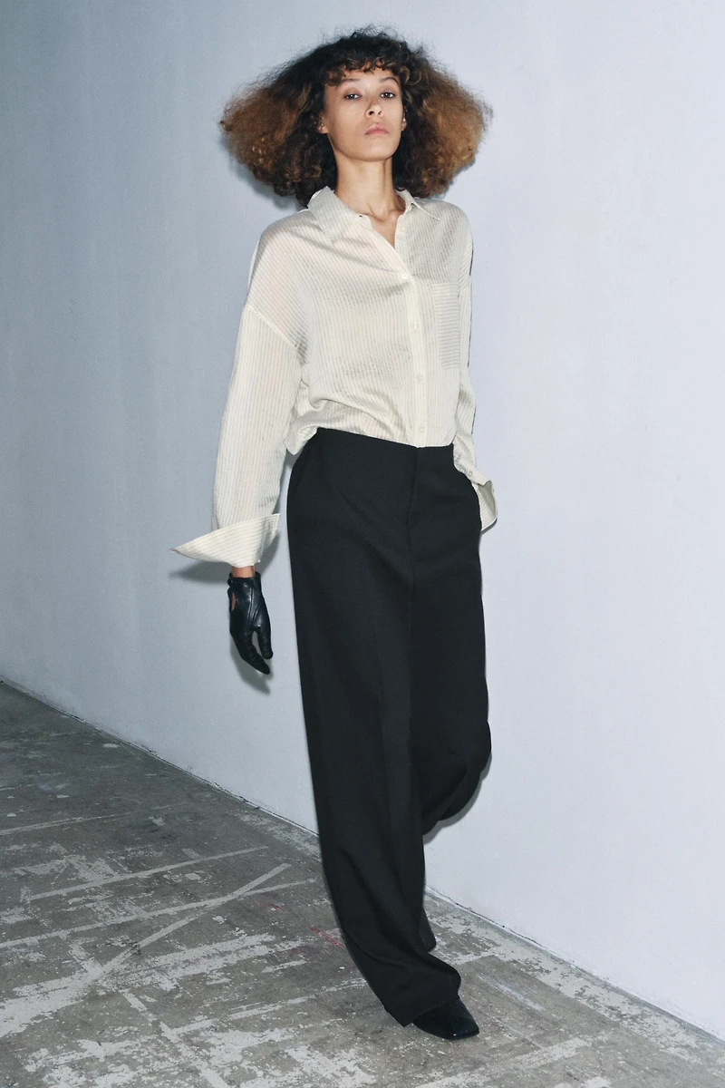 MINIMAL WOOL PANTS ZW COLLECTION