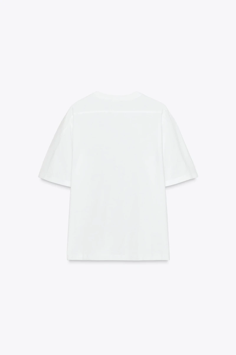 T-SHIRT REGULAR FIT ÉTIQUETTE