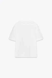 T-SHIRT REGULAR FIT ÉTIQUETTE