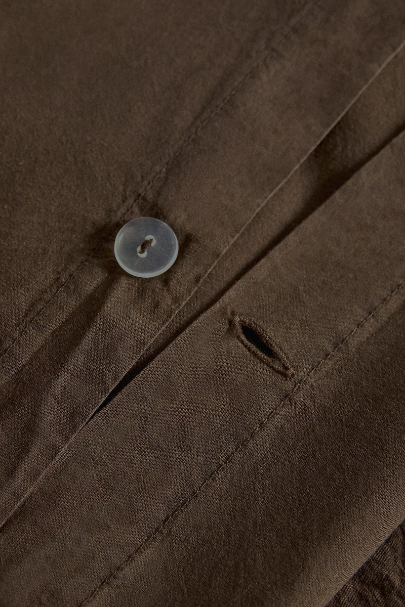 WAFFLE-KNIT DUVET COVER