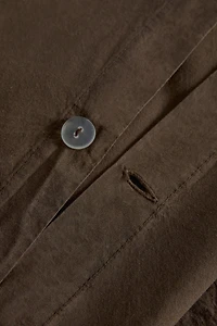 WAFFLE-KNIT DUVET COVER