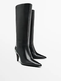 Heeled leather boots - Studio
