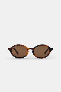 OVAL PLASTIC SUNGLASSES