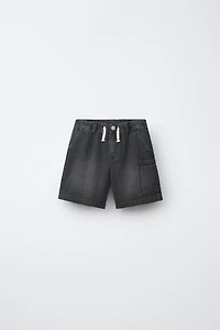 FLOWY DENIM SHORTS
