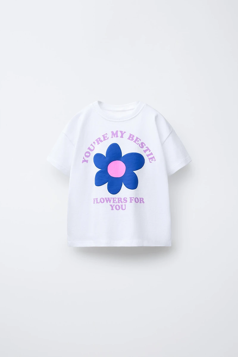 T-SHIRT IMPRIMÉ EN RELIEF