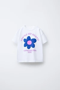 T-SHIRT IMPRIMÉ EN RELIEF
