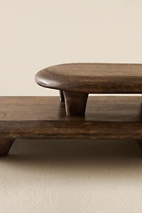 OVAL WOODEN CUTTING BOARD