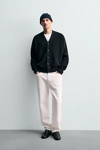 REGULAR FIT COTTON CARDIGAN