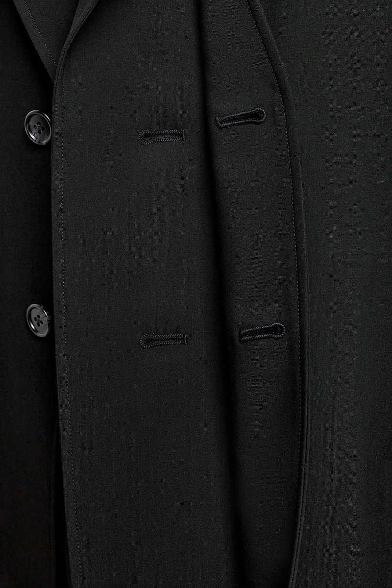 SUIT JACKET WITH REMOVABLE LAPEL