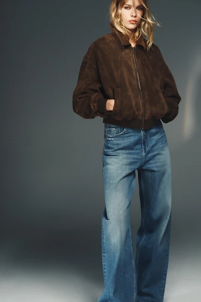 FAUX SUEDE JACKET
