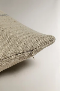 HOUSSE DE COUSSIN LIGNE CONTRASTANTE